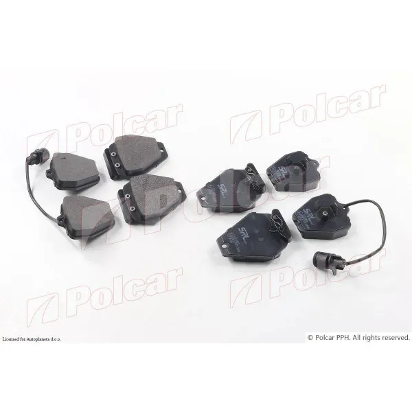 Kočione pločice AUDI 100 (C4; 4A), 90-94; A8 (D2/4D), 94-03; 