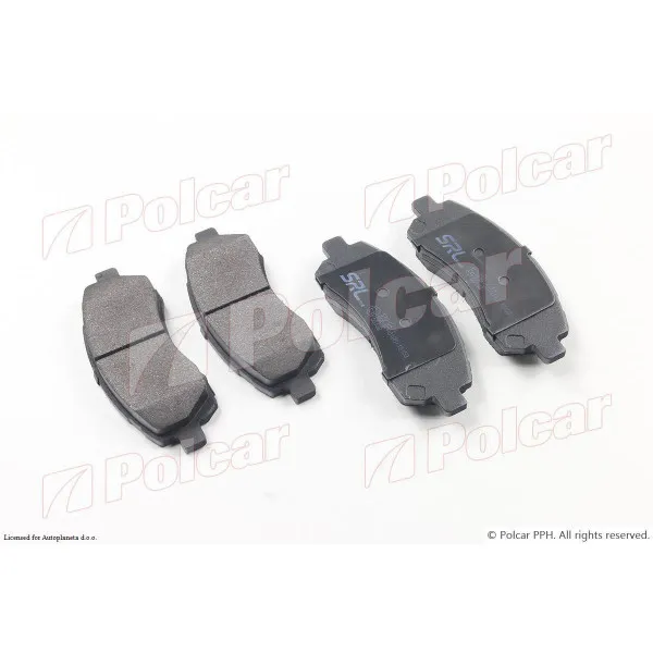 Kočione pločice SUBARU IMPREZA (GC/GF), 92-00; LEGACY (BD/BG), 94-99; LEGACY (BE/BH), 98-04; 