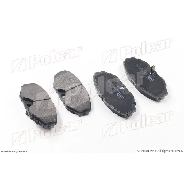 Kočione pločice NISSAN MAXIMA (A32), 95-00; MAXIMA (A33), 00-03; MAXIMA (J30), 88-94; 