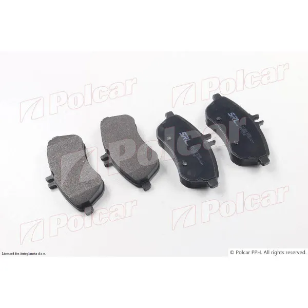 Kočione pločice MERCEDES C-KLASSE (W204), 07-14; C-KLASSE COUPE (C204), 11-15; E-KLASSE (W212), 09-16; 