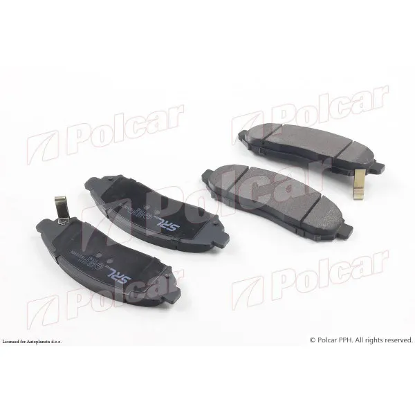 Kočione pločice NISSAN LEAF, 10-18; NAVARA/FRONTIER (D40), 05-16; NV200, 09-; PATHFINDER (R51), 04-13; 