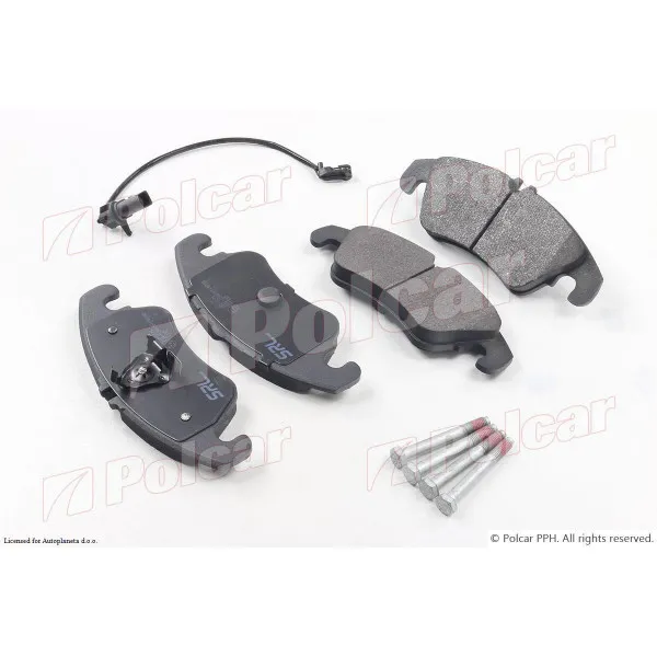 Kočione pločice AUDI A4 (B8/8K), 07-16; A4 (B9/8W), 15-; A5 (B8/8T/F), 07-16; A5 (B9/F5), 16-; Q5 (8R), 09-16; 