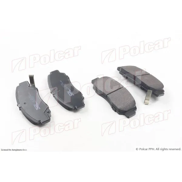 Kočione pločice HONDA CIVIC (FD/FN/FK), 06-11; CIVIC, 12-17; FRV (BE), 05-09; LEGEND (KA9), 96-05; LEGEND (KB1), 04-12; STREAM (RN), 01-06; 