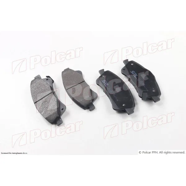 Kočione pločice TOYOTA AURIS (E15), 07-12; AURIS (E18), 13-19; AVENSIS (T27), 08-19; VERSO, 09-13; VERSO, 13-; 