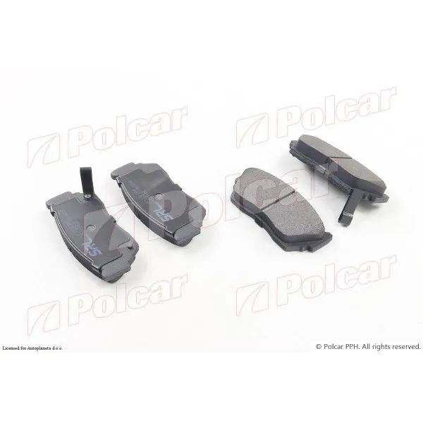 Kočione pločice NISSAN 100NX (B13), 90-94; SUNNY (N14/Y10) 91-94; 