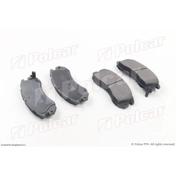 Kočione pločice SUBARU IMPREZA (GC/GF), 92-00; LEGACY (BC/BJF), 89-94; LEGACY (BD/BG), 94-99; 