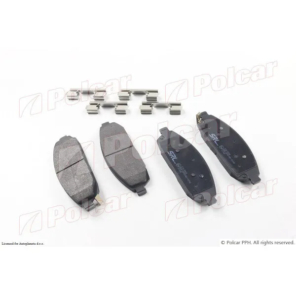 Kočione pločice JEEP COMMANDER (WH), 05-10; GRAND CHEROKEE (WH/WK), 04-10; GRAND CHEROKEE (WK2), 10-; 