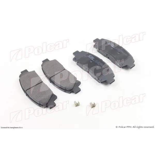 Kočione pločice TOYOTA AVENSIS (T22), 97-03; CARINA E, 92-97; CELICA (T20), 94-99; MR2 (SW20/21/22), 89-00; 