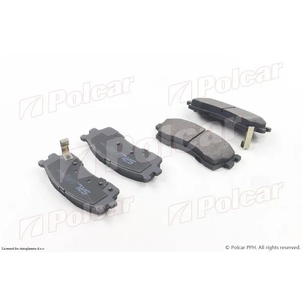 Kočione pločice KIA CARENS (FC), 99-02; CLARUS (K9A/GC), 96-01; RIO (DC), 00-05; SEPHIA (FA), 92-97; SHUMA (FB), 97-04; 