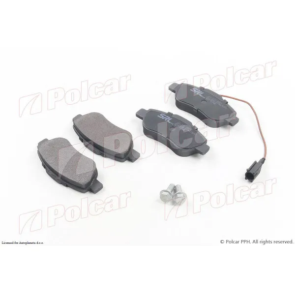 Kočione pločice FIAT 500 (312), 07-; PANDA (169), 03-12; 