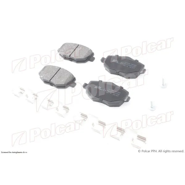 Kočione pločice LANCIA YPSILON (843), 03-11; 