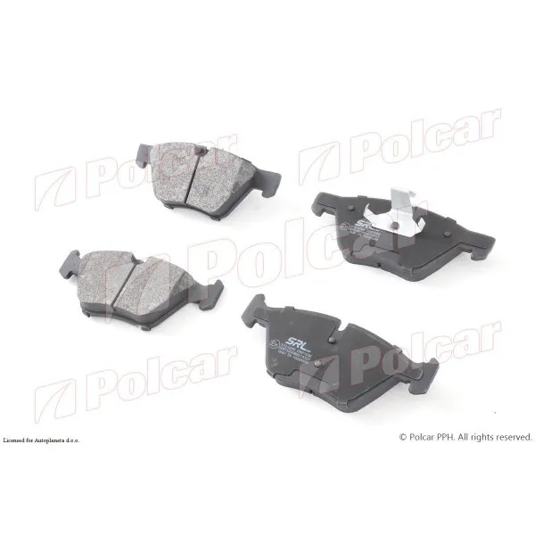 Kočione pločice BMW 1 (E81/E82/E87/E88), 04-13; 3 (E90/91/92/93), 04-13; 