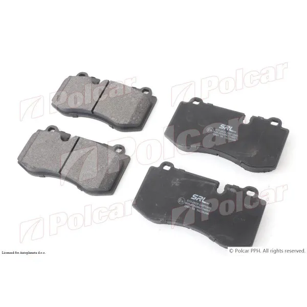 Kočione pločice MERCEDES CL-KLASSE (C216), 06-14; CLS-KLASSE (C219), 04-10; E-KLASSE (W211), 02-09; S-KLASSE (W221), 05-13; SL-KLASSE (R230), 01-11; 