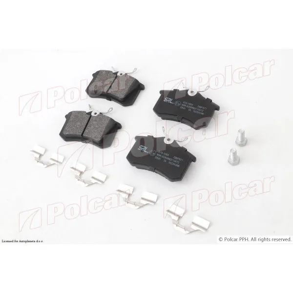 Kočione pločice AUDI, PEUGEOT, SEAT, VOLKSWAGEN 