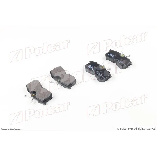 Kočione pločice FORD FIESTA (JHS), 02-08; FOCUS (DAW/DBW/DNW/DFW), 98-07; 