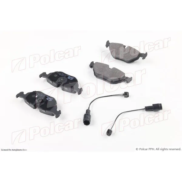 Kočione pločice BMW 3 (E30), 82-93; 3 (E36), 90-00; 5 (E34), 87-97; 7 (E32), 86-94; Z3 (E36/7/E36/8), 95-03; 