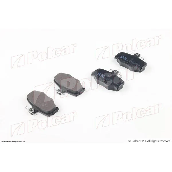 Kočione pločice NISSAN ALMERA (N16), 00-07; ALMERA TINO (V10), 00-06; PRIMERA (P10), 90-96; PRIMERA (P11), 96-01; 