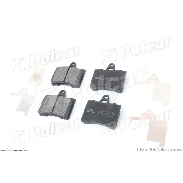 Kočione pločice CITROËN C5 (DC/DE/RC/RE), 01-08; 