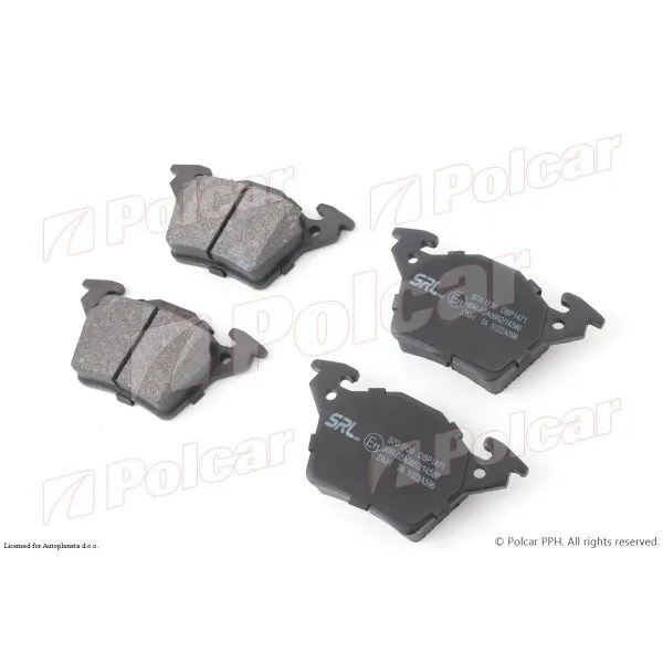 Kočione pločice MERCEDES V-KLASSE (W638), 96-03; VITO (W638), 96-03; 