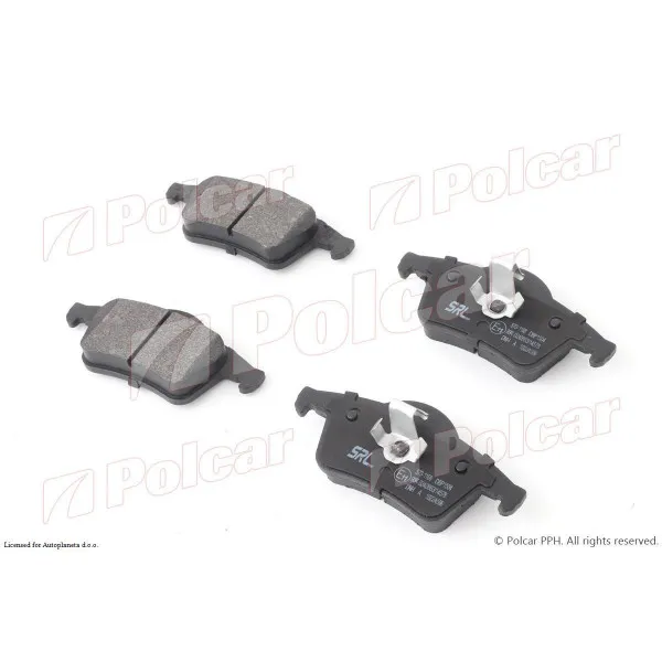 Kočione pločice VOLVO S60 (RS), 00-09; S70 (LS), 97-00; S80 (TS/XT), 98-06; V70 (LW), 97-00; V70 (SW), 00-07; XC70 (SW), 00-07; 