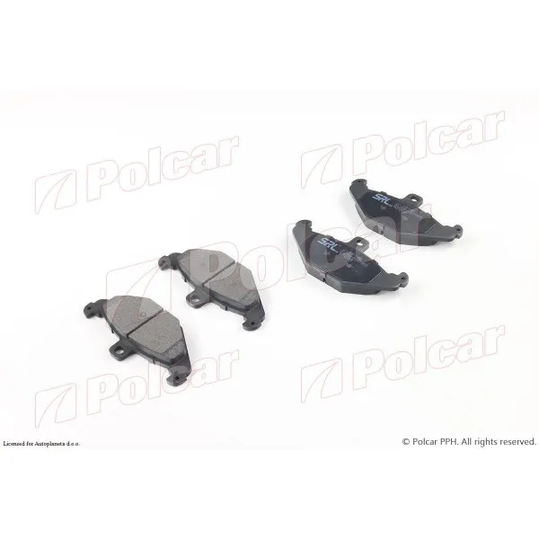 Kočione pločice RENAULT 21 (B48/K48), 86-94; 25 (B29), 84-89; ESPACE II (J/S63), 91-96; ESPACE III (JE), 96-02; LAGUNA I (B/K56), 93-01; SAFRANE (B54), 92-00; 