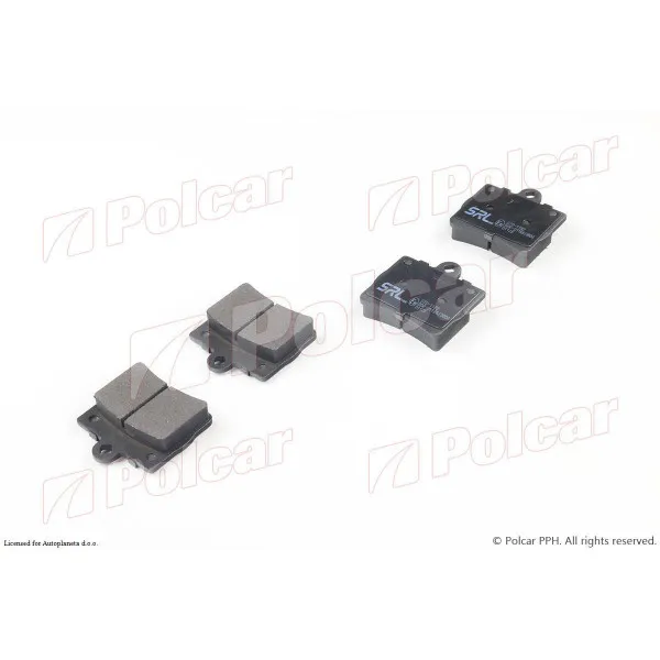 Kočione pločice MERCEDES C-KLASSE (W202), 93-01; E-KLASSE (W210), 95-03; SLK-KLASSE (R170), 96-04; 