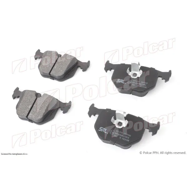 Kočione pločice BMW 3 (E46), 98-06; 5 (E39), 96-04; 7 (E38), 94-01; X3 (E83), 04-10; X5 (E53), 00-07; Z4 (E85/86), 03-09; Z8 (E52), 00-03; 