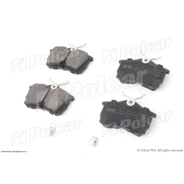 Kočione pločice HONDA ACCORD (CF/CG/CH/CL), 98-02; ACCORD (CL/CM/CN), 02-08; 