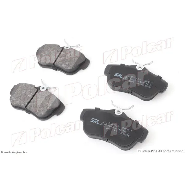 Kočione pločice CITROËN, FIAT, PEUGEOT 