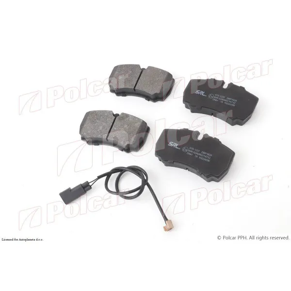 Kočione pločice IVECO DAILY, 99-06; 