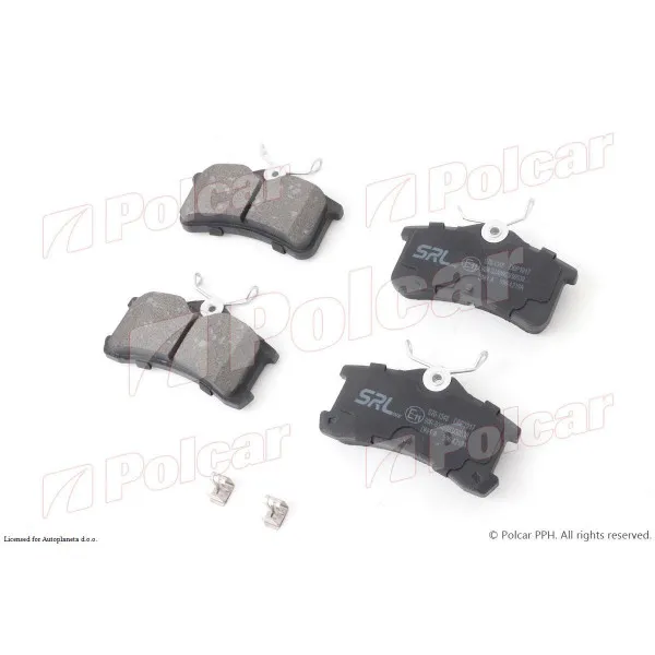 Kočione pločice TOYOTA AVENSIS (T22), 97-03; COROLLA (E11), 97-02; 