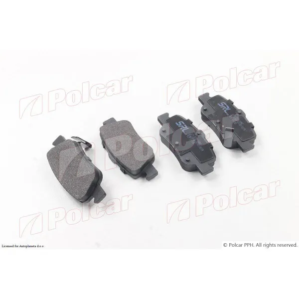 Kočione pločice TOYOTA AURIS (E15), 07-12; COROLLA (E14/E15), 07-13; VERSO, 09-13; VERSO, 13-; 