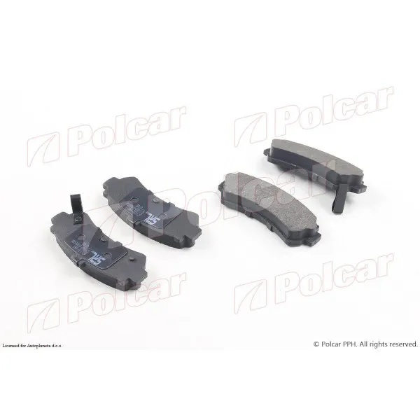 Kočione pločice NISSAN ALMERA (N15), 95-00; 