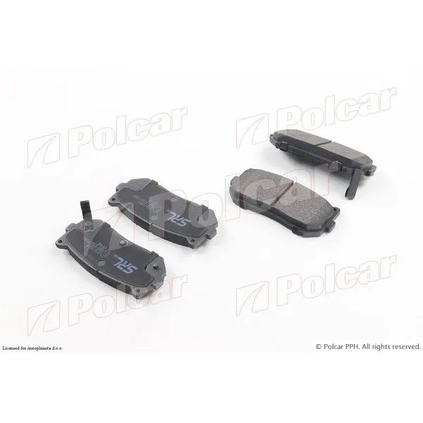 Kočione pločice KIA CARENS (FC), 99-02; CARENS (FJ), 02-06; CERATO (FE), 04-08; CLARUS (K9A/GC), 96-01; SEPHIA (FB), 97-01; SHUMA (FB), 97-04; 