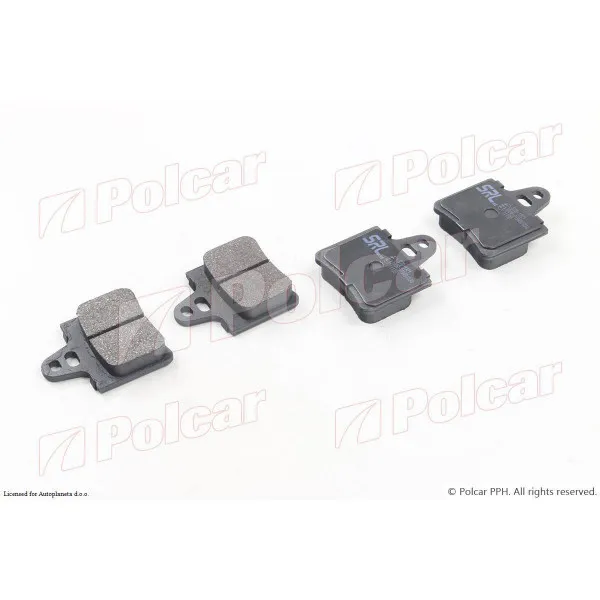 Kočione pločice CITROËN XANTIA (X1/X2), 93-01; XM (Y3/Y4), 89-00; 