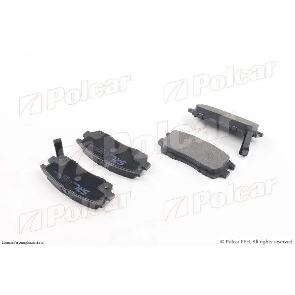 Kočione pločice MITSUBISHI L400 (PAOV), 94-98; MONTERO (L040), 82-92; MONTERO (V20/V40), 92-95; MONTERO SPORT (K90), 96-08; PAJERO (L040), 82-92; PAJERO (V20/ 