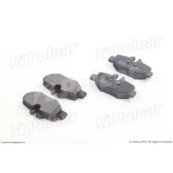 Kočione pločice MERCEDES VIANO (W639), 03-14; VITO (W639), 03-14; 