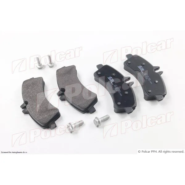 Kočione pločice MERCEDES, MITSUBISHI, VOLKSWAGEN 