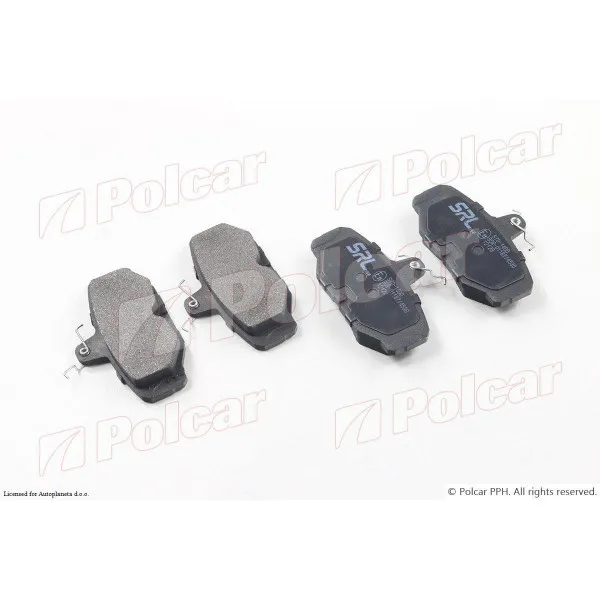 Kočione pločice FORD ESCORT V/VI (GAL/ALL/AVL), 90-95; GRANADA (GU/GNU), 77-85; SCORPIO (GAE/GGE), 85-94; SCORPIO (GFR/GGR/GNR), 94-99; SIERRA (GBC/BNC), 82-8 