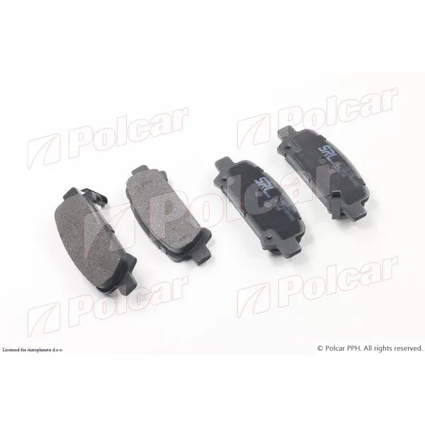 Kočione pločice SUBARU FORESTER (SF), 97-02; IMPREZA (GC/GF), 92-00; IMPREZA (GD/GG), 00-07; LEGACY (BE/BH), 98-04; LEGACY (BL/BP/BPS), 04-09; LEGACY OUTBACK 