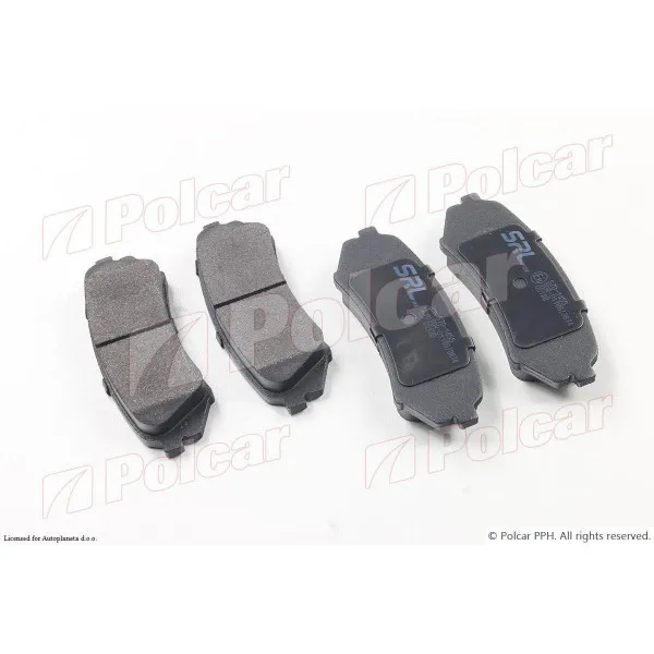 Kočione pločice TOYOTA LAND CRUISER (FJ100), 98-07; 