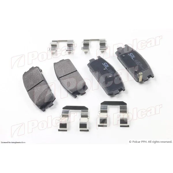 Kočione pločice HYUNDAI TERRACAN (HP), 01-06; 