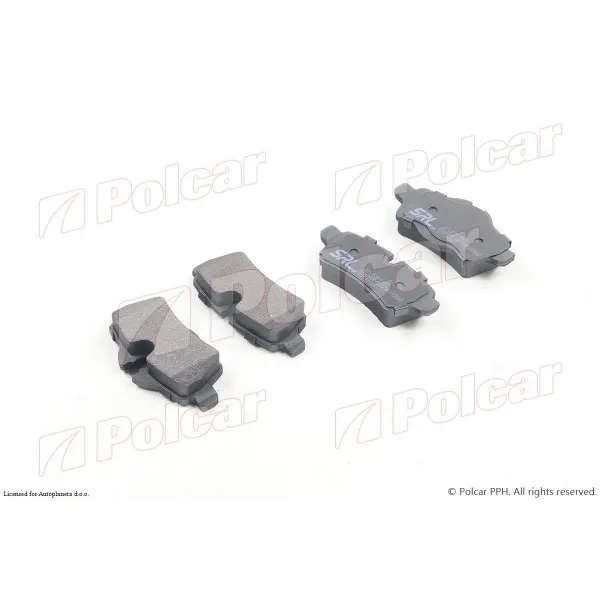 Kočione pločice MINI COOPER (R50/52/53), 01-07; COOPER /CLUBMAN/CABRIO/ROADSTER/COUPE (R55/R56/R57/R58/R59), 07-15; ONE (R50/52), 01-07; ONE /CLUBMAN/CABRIO ( 