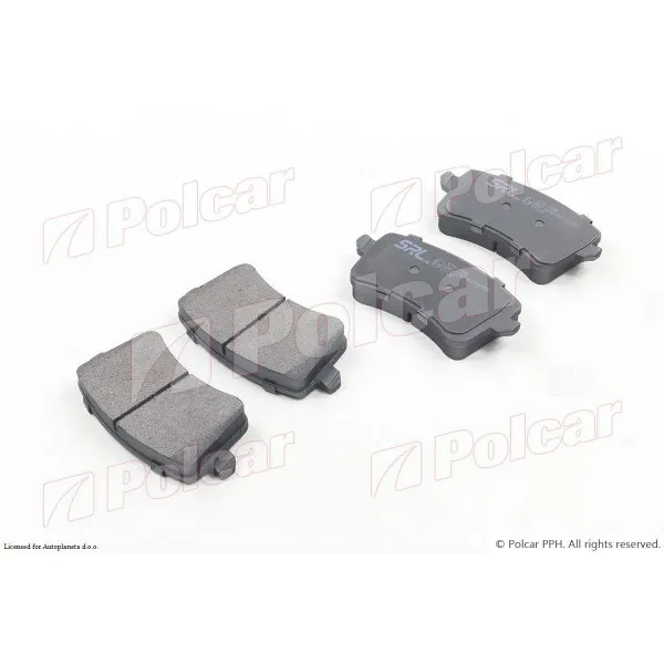 Kočione pločice AUDI A4 (B8/8K), 07-16; A4 (B9/8W), 15-; A5 (B8/8T/F), 07-16; A5 (B9/F5), 16-; Q5 (8R), 09-16; 