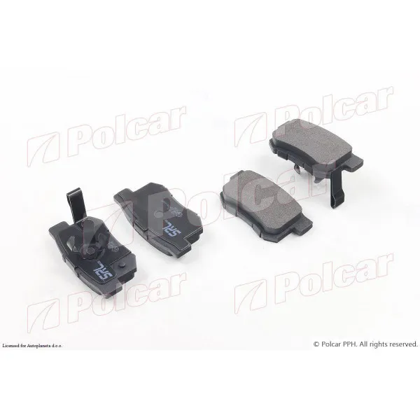 Kočione pločice HONDA ACCORD (CU2), 08-16; CR-V (RD), 02-06; FRV (BE), 05-09; 