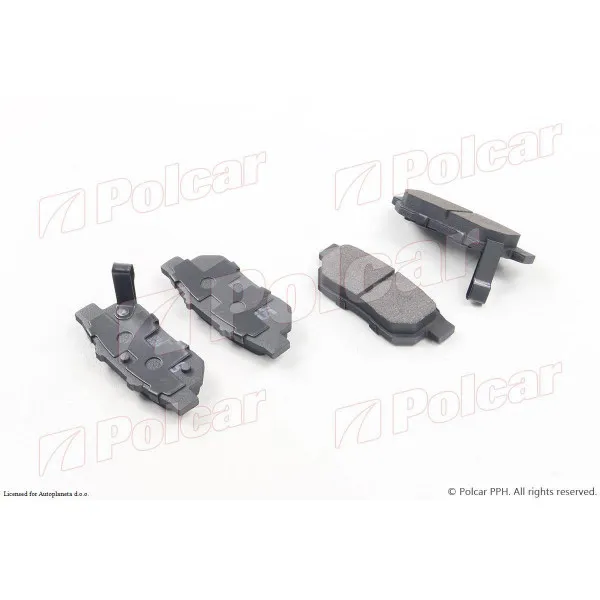 Kočione pločice HONDA CIVIC (EG/EJ/EH9), 91-95; CIVIC (EJ/EK), 95-01; CIVIC (MA/MB/MC2), 95-01; CRX (EH6/EG2), 92-98; FIT (GD), 02-08; FIT (GE), 08-15; JAZZ ( 