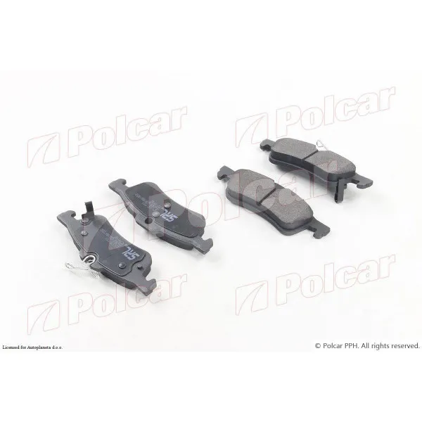 Kočione pločice TOYOTA YARIS (XP130), 11-; YARIS (XP90), 06-11; 