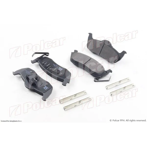 Kočione pločice JEEP COMMANDER (WH), 05-10; GRAND CHEROKEE (WH/WK), 04-10; GRAND CHEROKEE (WK2), 10-; 