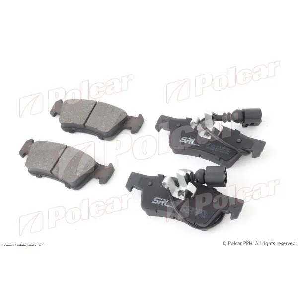 Kočione pločice VOLKSWAGEN TOUAREG (7L), 02-10; 