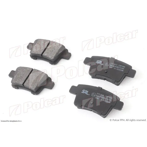 Kočione pločice CITROËN C4 PICASSO (UA/UD), 06-13; 